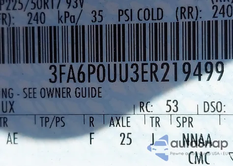 3FA6P0UU3ER219499